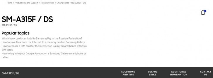 Bütçe dostu Samsung Galaxy A31 resmiyet kazandı - Resim : 1