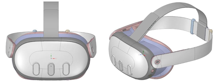 Meta’nın bir diğer VR gözlüğü Quest 3’ün tasarımı ortaya çıktı - Resim : 1