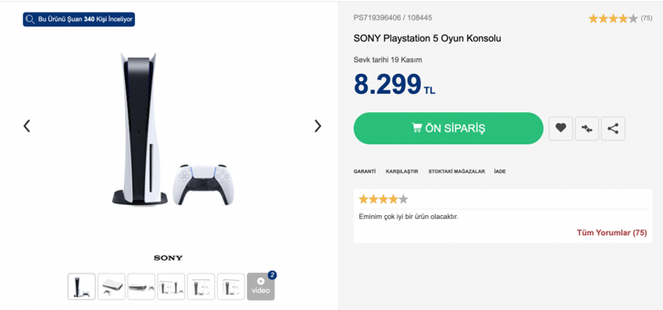 8300 TL'lik PS5 Türkiye'de ön siparişe açıldı! Stoklar tükendi! - Resim : 1