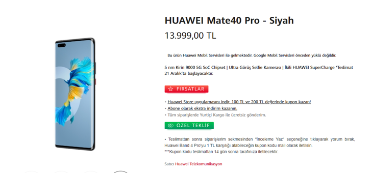 Huawei Mate 40 Pro Türkiye fiyatı ile şaşırttı - Resim : 1