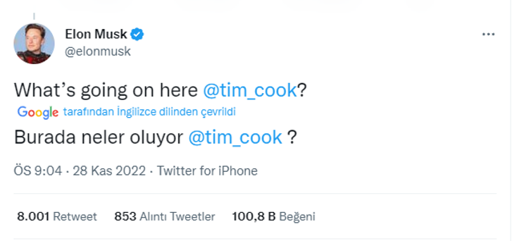 Elon Musk Apple’a savaş açtı! İşte an ve an yaşananlar! - Resim : 1