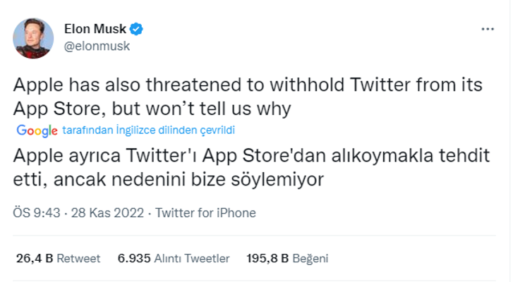 Elon Musk Apple’a savaş açtı! İşte an ve an yaşananlar! - Resim : 2