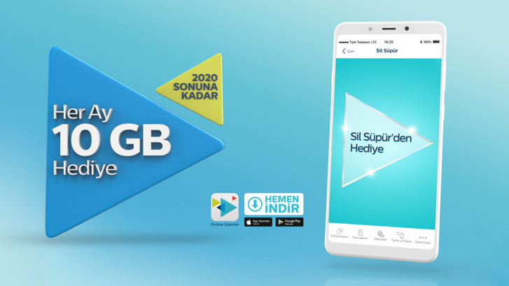 Türk Telekom abonelerine 10GB mobil internet hediye - Resim : 1