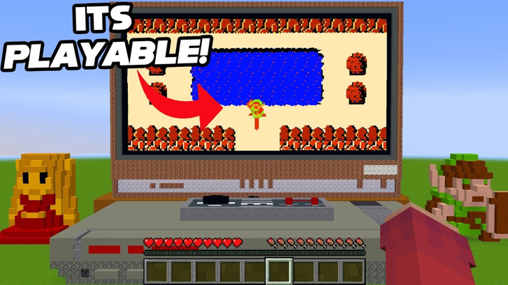 Orijinal 'Legend of Zelda', modlar kullanılmadan Minecraft'ta yeniden yapıldı - Resim : 2