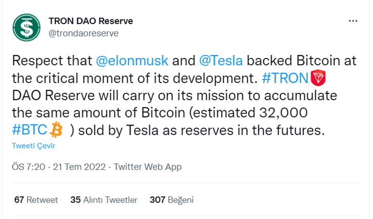 Kripto para piyasasında büyük sürpriz! Tesla’nın sattığı BTC’leri bakın kim aldı! - Resim : 1