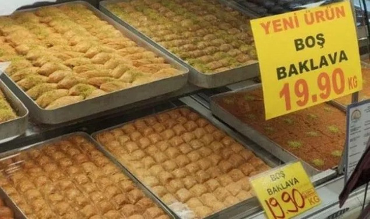İçi boş baklava satan tatlıcı gündem oldu - Resim : 1