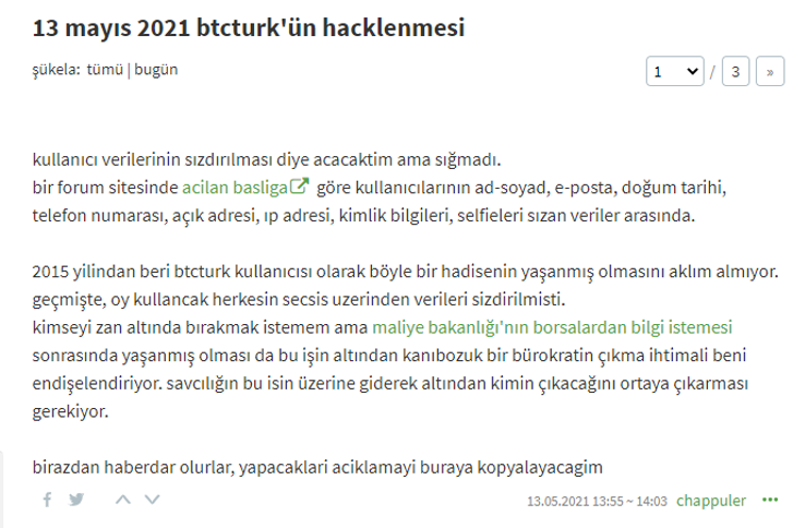 BtcTurk kullanıcıları şokta! Hack iddiası moralleri bozdu - Resim : 1