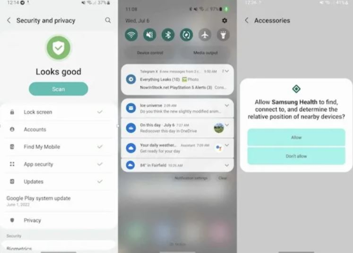 Samsung One UI 5.0 sızdırıldı! Müthiş görünüyor! - Resim : 1