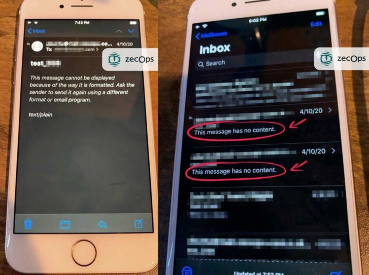 Apple kabul etti! iPhone Mail uygulamasında korkutucu açık! - Resim : 1