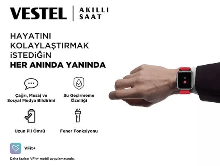 300 TL'lik Vestel akıllı saat satışa çıktı! İşte yerli akıllı saat! - Resim : 3