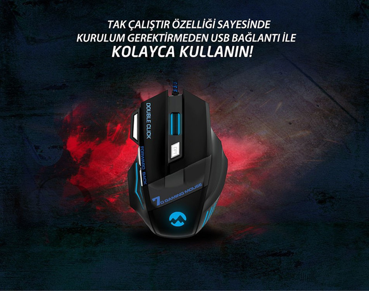 Rüya gibi fiyat! Oyuncu faresi 87TL’den satılıyor! Stoklar bitmek üzere! - Resim : 1