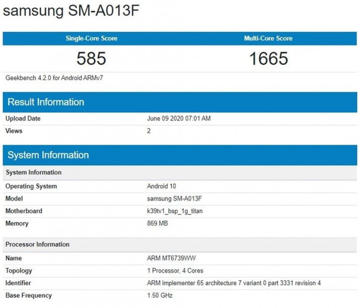 Muhtemelen daha ucuzu gelmez! İşte Samsung Galaxy A01e! - Resim : 1