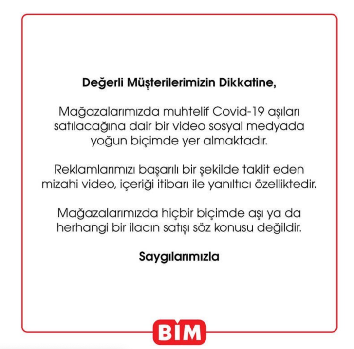Bim korona virüs aşısı satışı için açıklama yaptı - Resim : 1