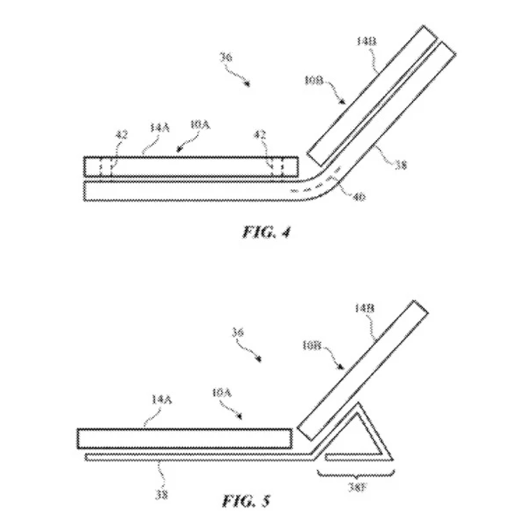 Apple, katlanabilir iPhone'lar/iPad'ler için ekran koruması üzerinde çalışıyor - Resim : 1