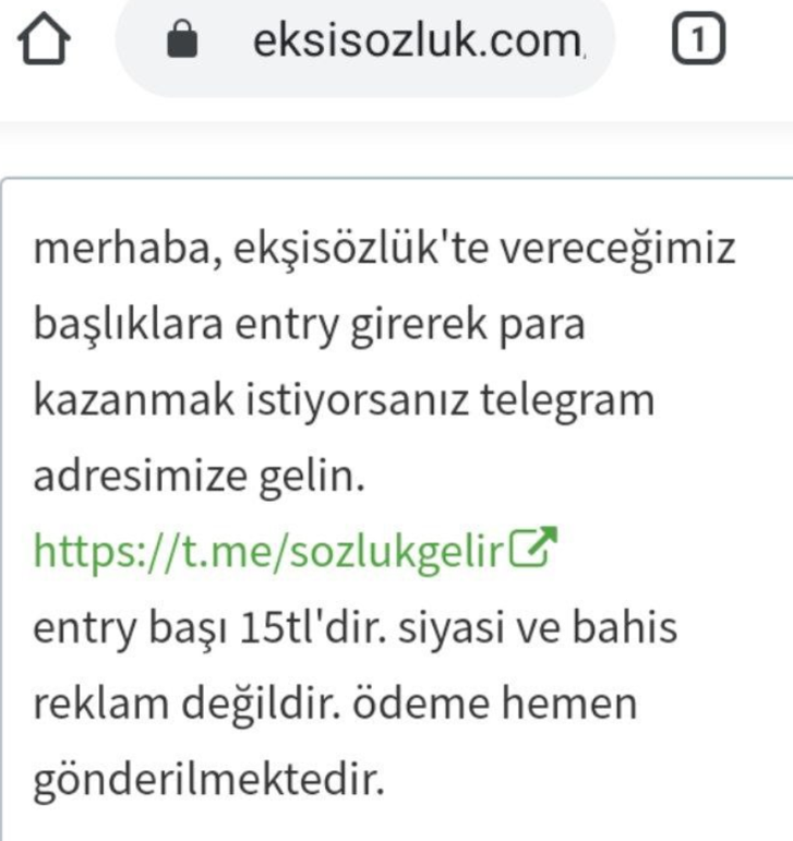 Ekşi Sözlük mafyası Telegram'da! - Resim : 2