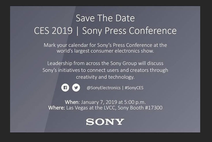 Sony CES 2019'da yeni telefonlarını duyuracak - Resim : 1
