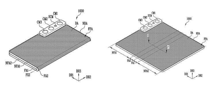 Samsung'un sıra dışı katlanabilir telefon patenti ortaya çıktı! - Resim : 1