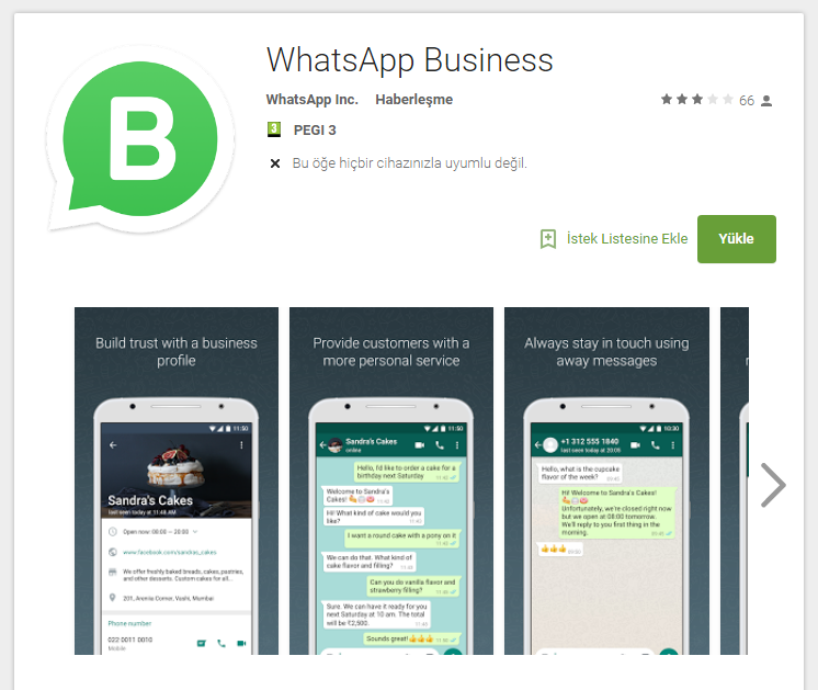 WhatsApp Business, 100.000 kez indirildi - Resim : 1