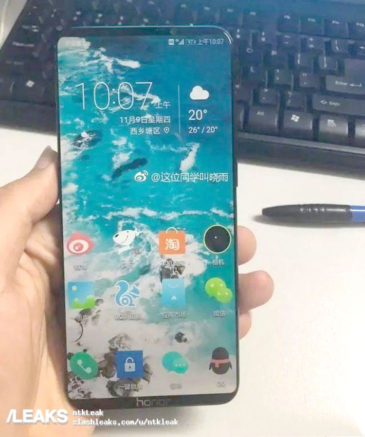 Honor Note 10 ön yüzünü de gösterdi - Resim : 2