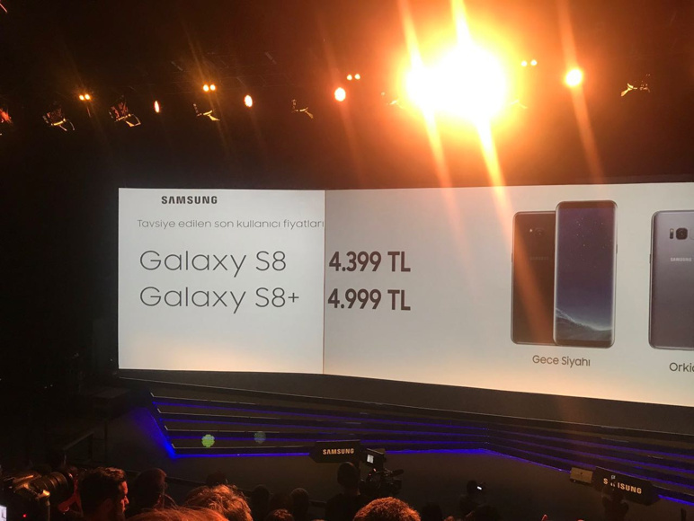 galaxy s8 fiyat