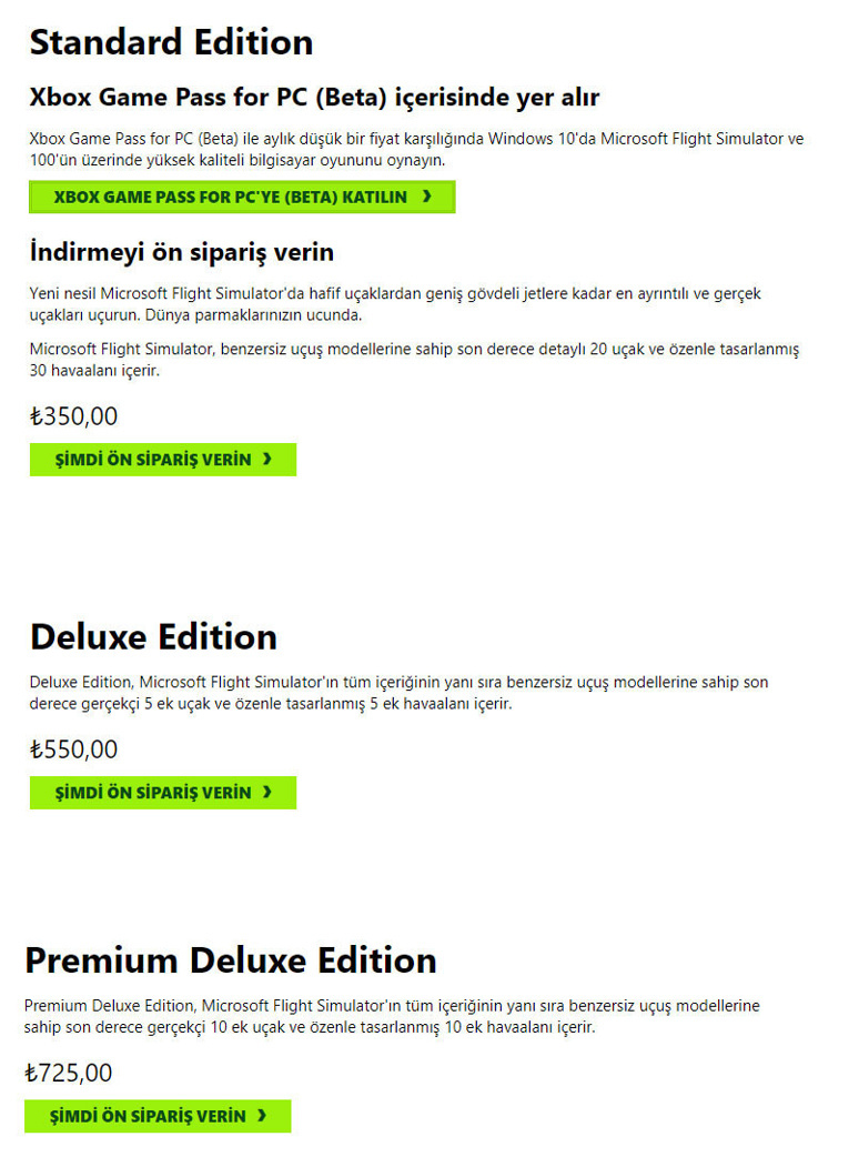 Microsoft Flight Simulator 2020 Türkiye fiyatı belli oldu - Resim : 2