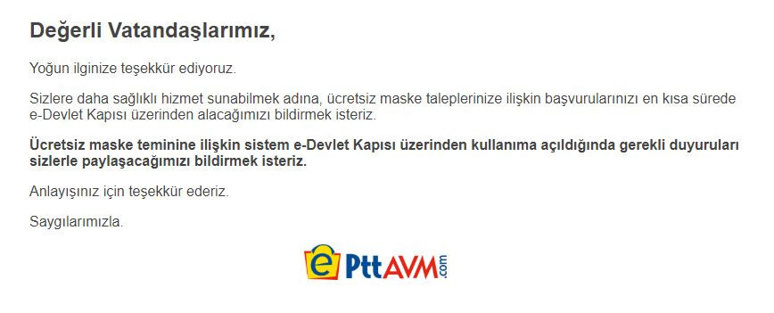 Ücretsiz maske e-Devlet üzerinden dağıtılacak! - Resim : 1