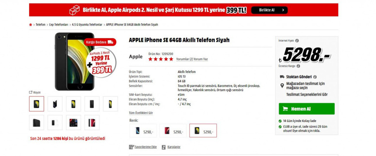 iPhone SE cep telefonunda kaçırılmayacak kampanya! - Resim : 1