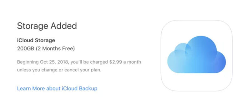 iCloud kullanıcılarına bedava 200 GB - Resim : 1