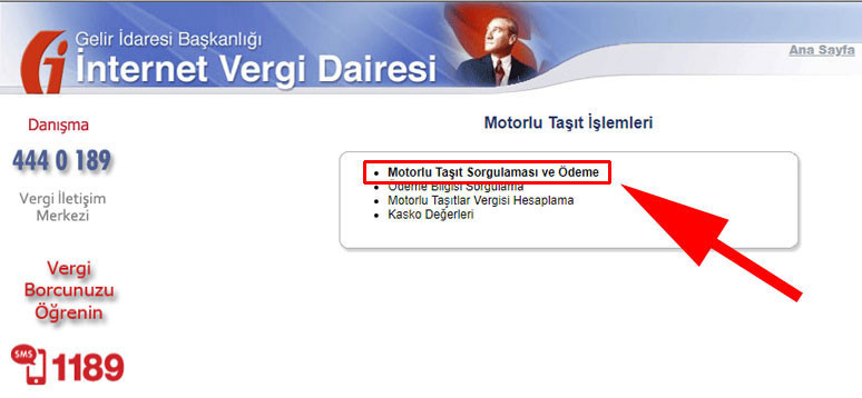 Motorlu Taşıtlar Vergisi internetten nasıl ödenir? - Resim : 1