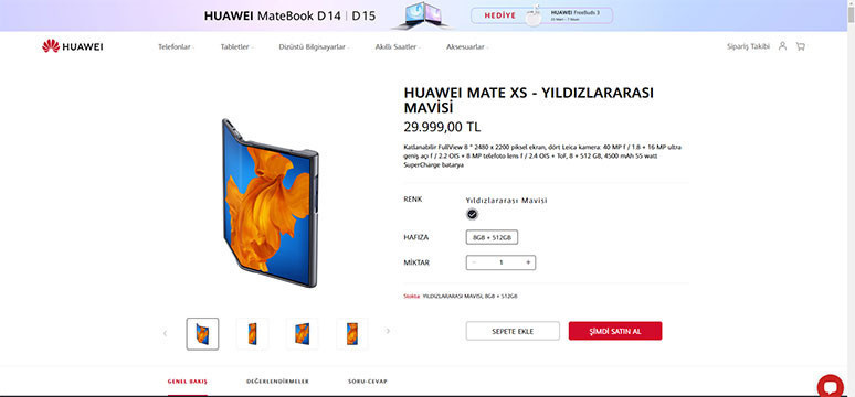 Huawei Mate Xs Türkiye fiyatı belli oldu! - Resim : 2