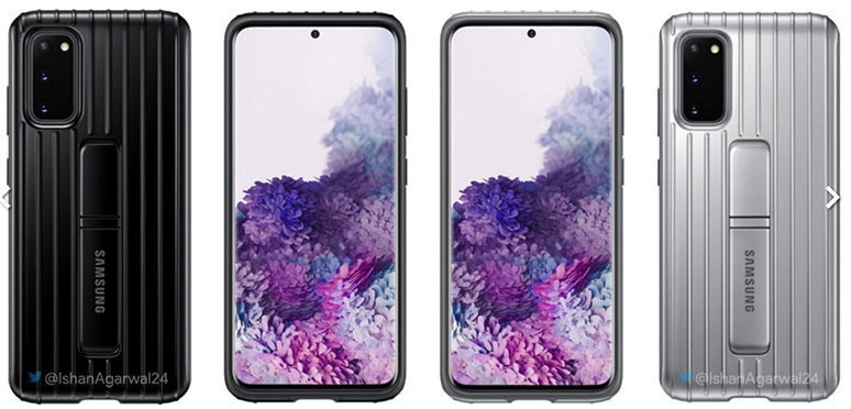 Samsung Galaxy S20'nin resmi kılıfları ortaya çıktı - Resim : 1