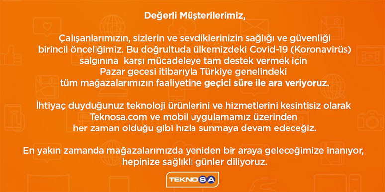 Türkiye'deki teknoloji marketlerinden beklenen koronavirüs kararı - Resim : 2