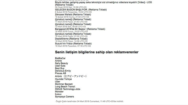 Facebook hangi bilgilerimizi topluyor? - Resim : 4