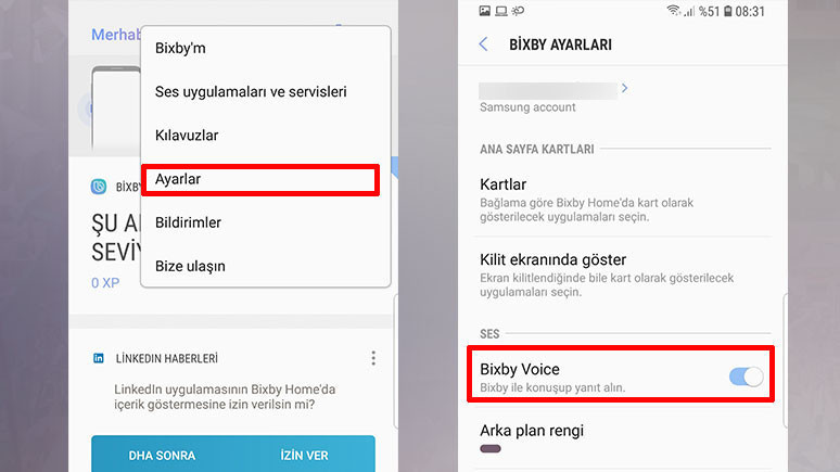 Samsung Galaxy S9'da Bixby nasıl kapatılır? - Resim : 2