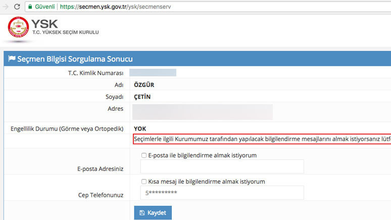 Oy kullanacağınız yeri öğrenin - Resim : 1