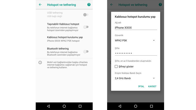 Android telefonlarda internet paylaşımı nasıl yapılır? - Resim : 2
