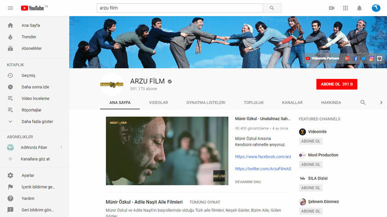 Dizi ve film izleyebileceğiniz en iyi 15 YouTube kanalı - Resim : 2