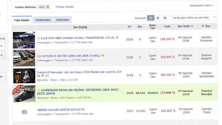 Uber ilanları patladı - Resim : 1