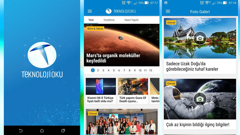 Teknolojioku Android uygulaması yenilendi - Resim : 1