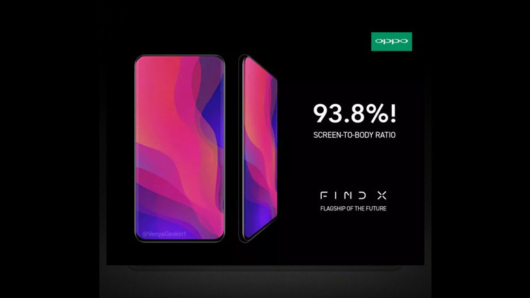 Oppo Find X ekran/kasa oranı rekoru kırabilir - Resim : 1