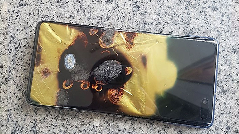 Samsung Galaxy S10 5G patladı - Resim : 1