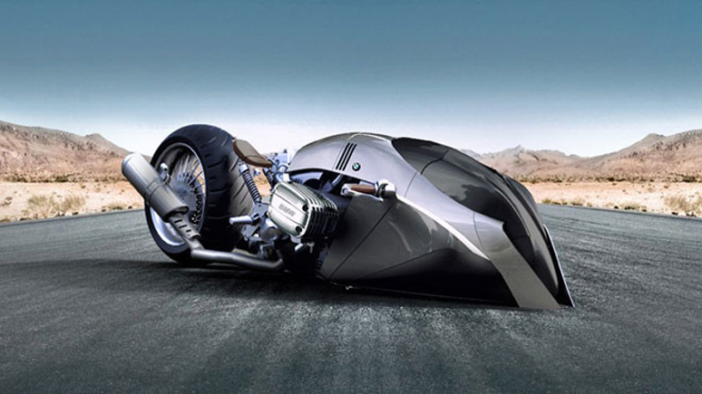 Türk tasarımcıdan ilginç BMW motosiklet tasarımı - Resim : 1
