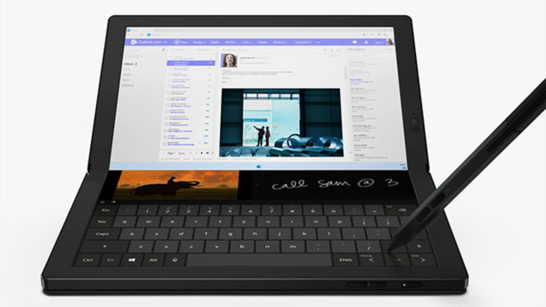 Lenovo katlanabilir ekranlı bilgisayarı satışa sunuyor - Resim : 1