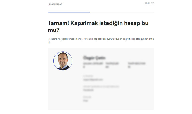 Spotify hesabını kalıcı olarak kapatma - Resim : 3