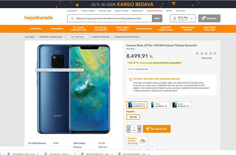Huawei Mate 20 Pro Türkiye fiyatı belli oldu - Resim : 1