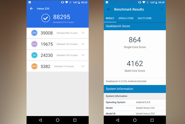 Vestel Venüs Z20 inceleme - Resim : 8