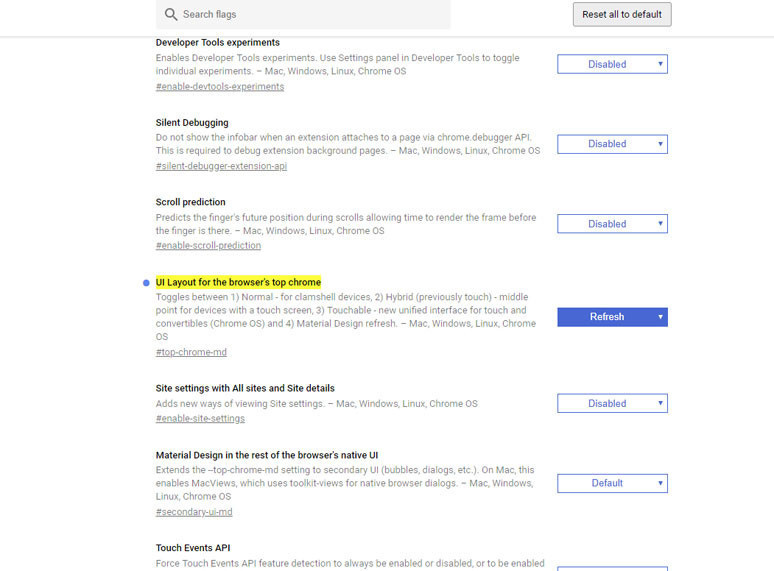 Chrome'da Material Design'a nasıl geçiş yapılır? - Resim : 1