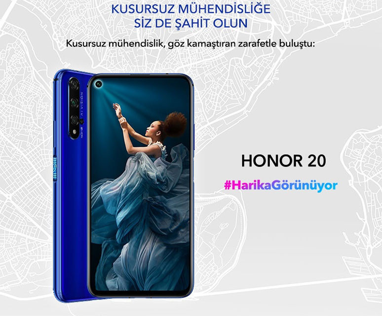 Honor 20 ailesi Türkiye'ye geliyor - Resim : 1