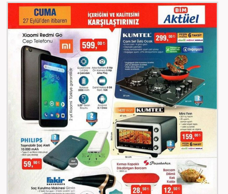 BİM'de Xiaomi Redmi Go fırsatı - Resim : 1