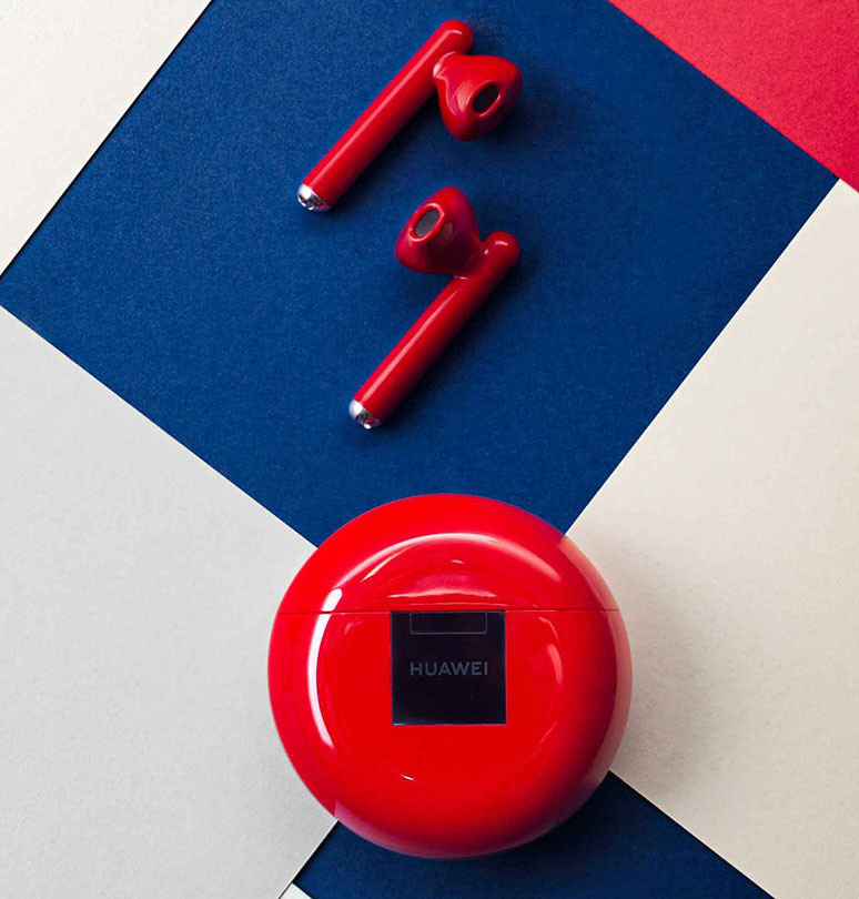 Huawei FreeBuds 3 kırmızı renk seçeneği Türkiye'de - Resim : 1
